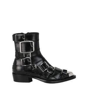 Strappy Punk Ankle Boots
